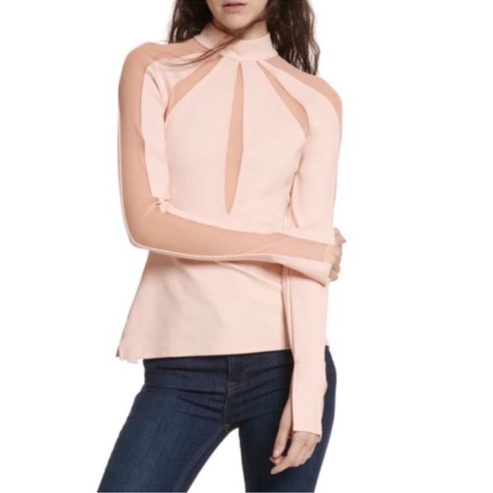 NWT Free People Nonarch Mesh Inset Top OB655106 Size Small